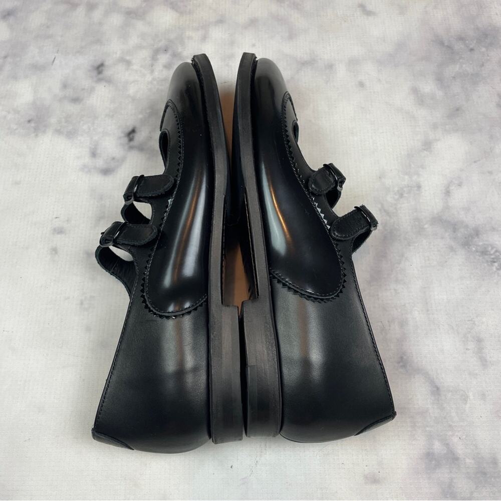 The Office of Angela Scott Miss Margo Black Mary Jane Flats NWOB Sz 38.5 - Picture 9 of 12